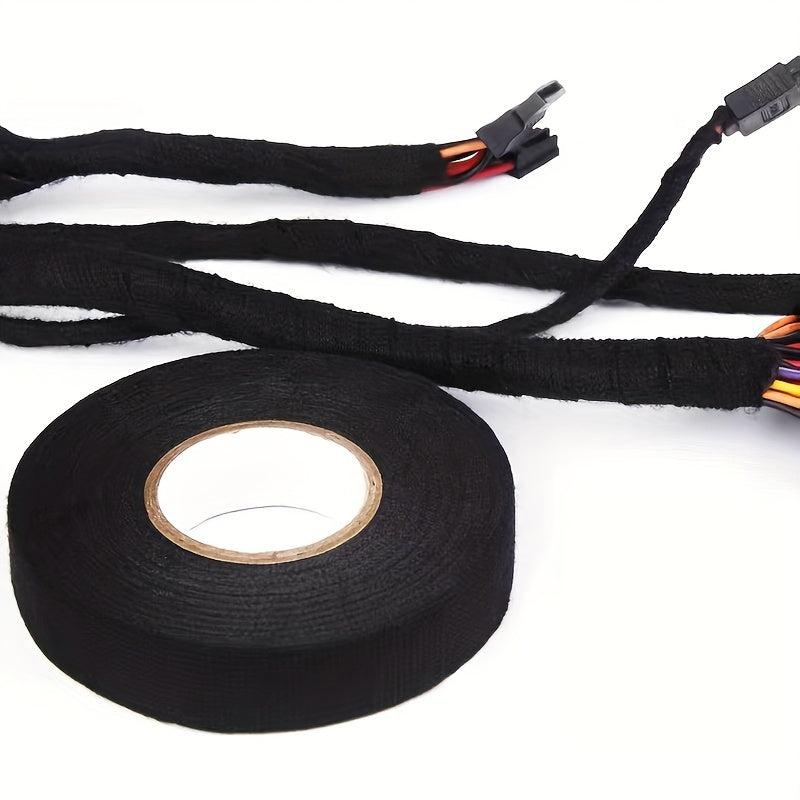 High Temp Adhesive Cloth Tape 15m for Cable Harness PVC Car Auto Heat Sound Isol