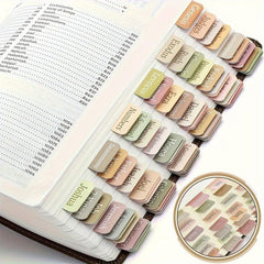 Bible Tabs Sticky Index Tabs Laminated 75 Tabs
