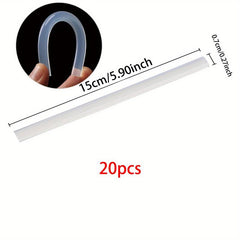 20pcs Hot Glue Gun Stick 5.9 inch Transparent Hot Melt Glue Stick