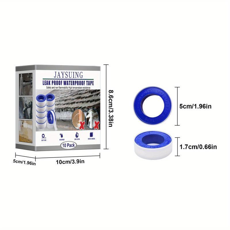 Waterproof Seal Tape for Plumbers 100% PTFE Material