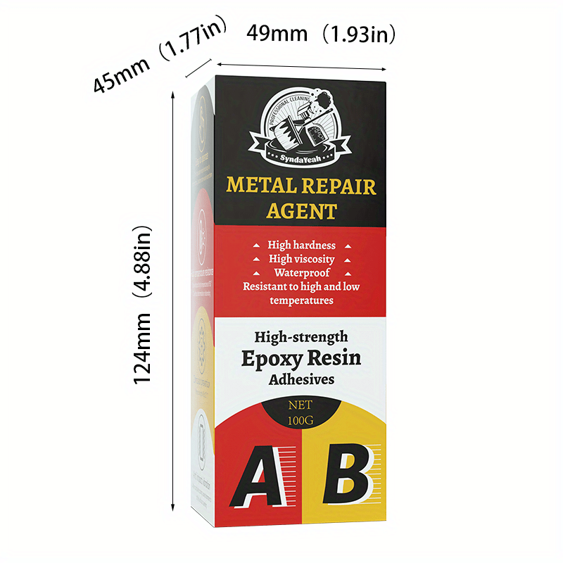 Metal Repair Agent High Strength Heat Resistance Cold Weld Industrial Repair