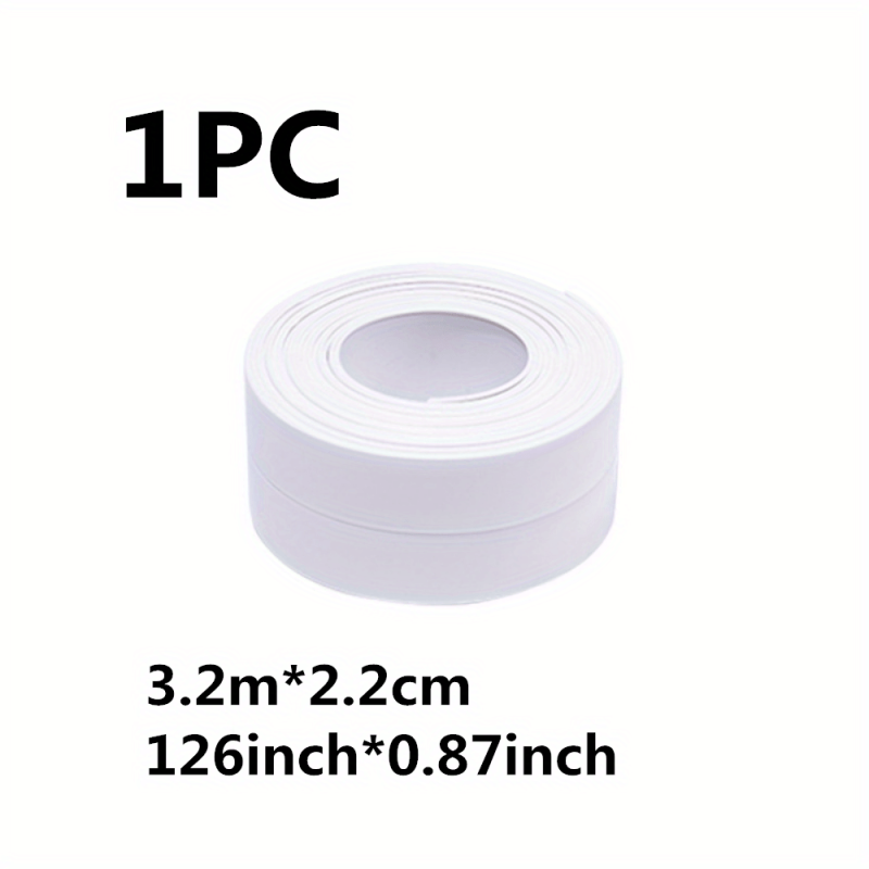 Self Adhesive PVC Sealing Strip Tape for Bathroom Waterproofing