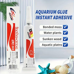 Aquarium Landscaping Special Glue - Water-Resistant Adhesive for Water Grass