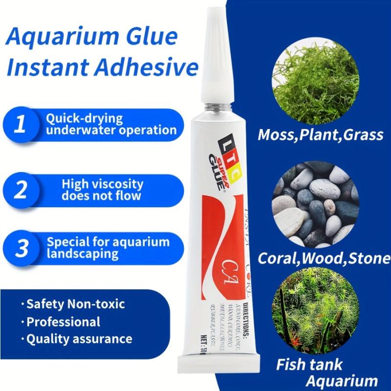 Aquarium Landscaping Special Glue - Water-Resistant Adhesive for Water Grass