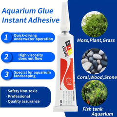 Aquarium Landscaping Special Glue - Water-Resistant Adhesive for Water Grass