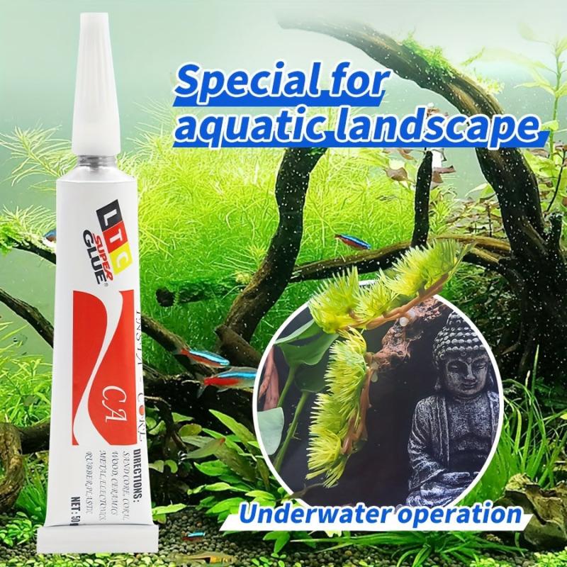 Aquarium Landscaping Special Glue - Water-Resistant Adhesive for Water Grass