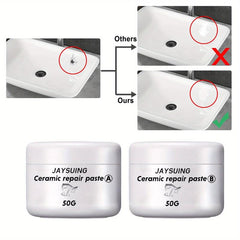 2pcs AB Ceramic Tile Repair Agent, Glaze Repair Agent Ceramic Tile Adhesive