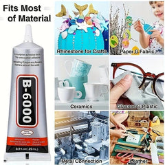 B6000 Rhinestone Clear Glue Adhesive - Multi-Use Fabric