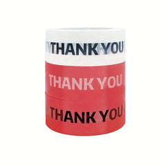 Pink Background THANK YOU Packing Tape Cartoon Printing Tape For Box