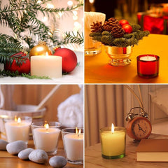 100pcs Candle Wick Stickers Heat Resistance Double Sided Stickers