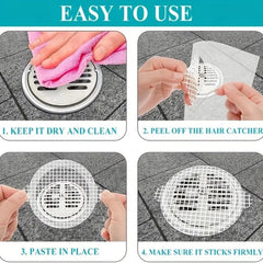 Disposable Hair Floor Drain Pasted Anti-clogging Filter Screen