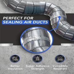 Aluminum Foil Tape Heavy Duty Adhesive Sealing Patching Tape