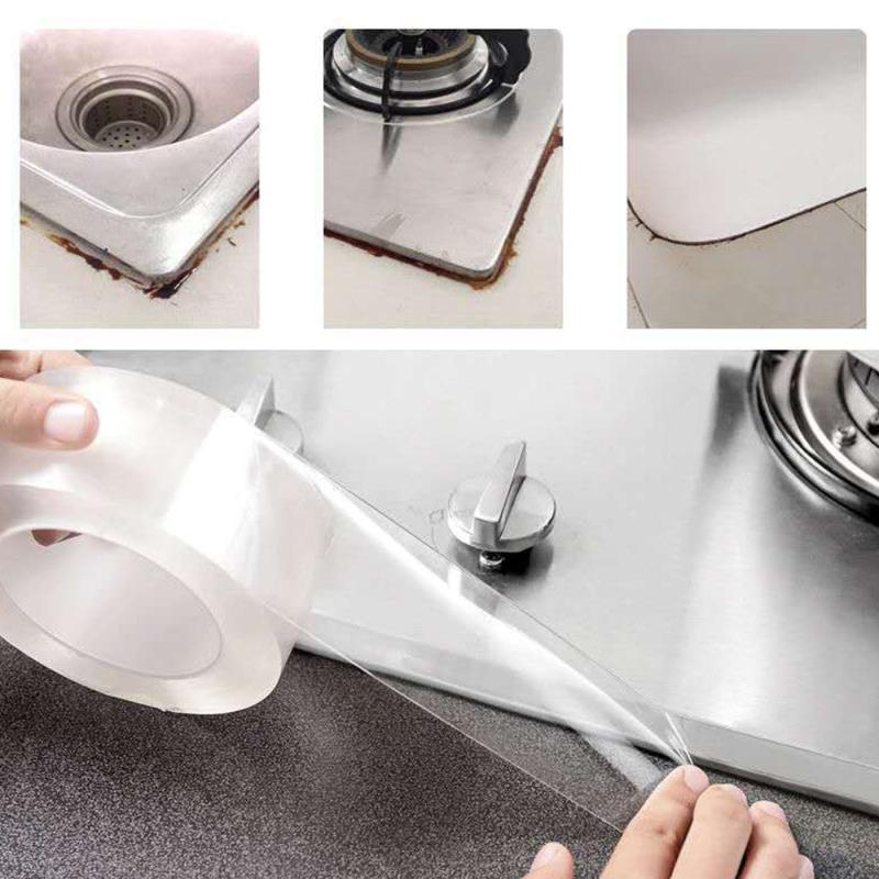 Waterproof Clear Adhesive Tape Kitchen Bathroom Seams