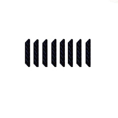 8pcs 25-130mm Water Washed Trapezoidal Carpet Sticker Rug Gripper Non-slip Mats