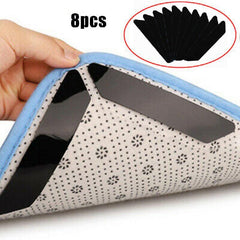 8pcs 25-130mm Water Washed Trapezoidal Carpet Sticker Rug Gripper Non-slip Mats
