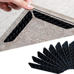 8pcs 25-130mm Water Washed Trapezoidal Carpet Sticker Rug Gripper Non-slip Mats