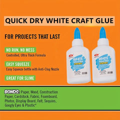 2pcs Quick-drying Latex Glue for Crafts Paper Felt Wood Foam