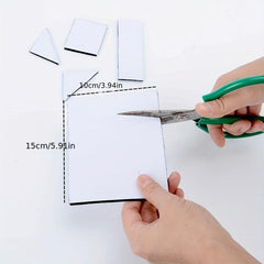 2 Pairs 10 16x15 24 Cm Double Sided Hook And Loop Tape Mounting Fasteners