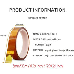 Heat Resistant Sublimation Tape High Temp Tape for Electronics Soldering