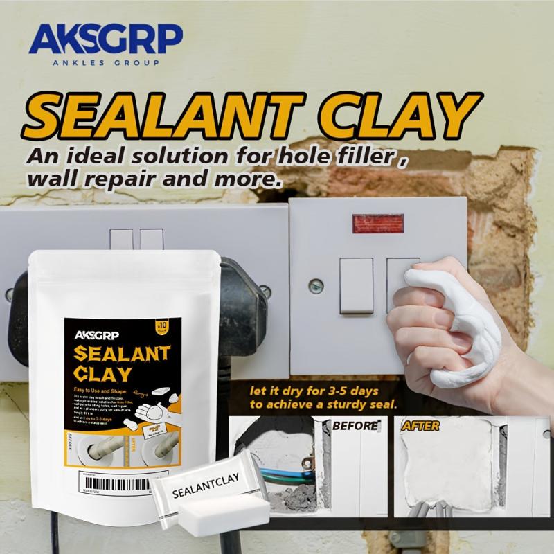 Sewer Pipe Leak Sealant Repair Glue Mud for Household Wall Corner