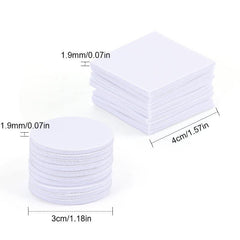 50pcs Double Sided Foam Tape Mounting Sticky Magic Sticker Tape