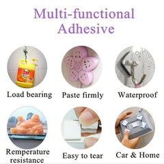 50pcs Double Sided Foam Tape Mounting Sticky Magic Sticker Tape