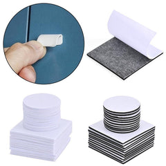 50pcs Double Sided Foam Tape Mounting Sticky Magic Sticker Tape