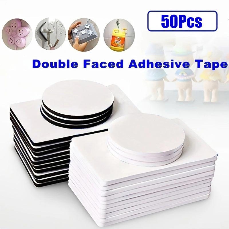 50pcs Double Sided Foam Tape Mounting Sticky Magic Sticker Tape