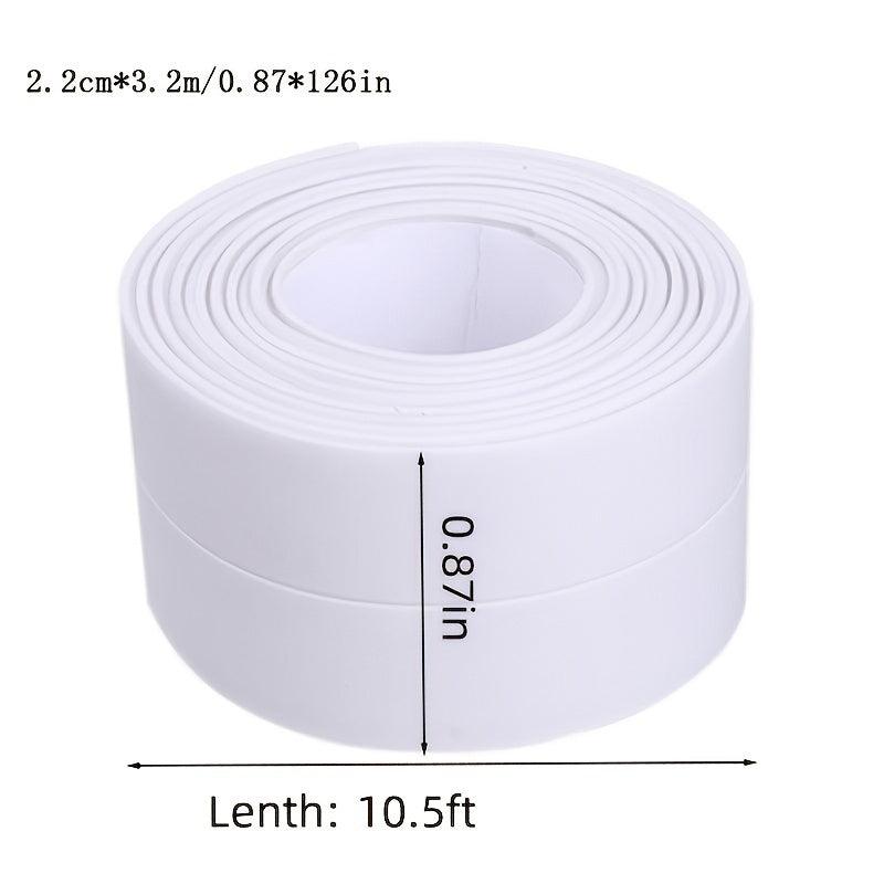 1pc Bathroom Shower Caulking Strip PVC Self Adhesive Waterproof Wall Sticker