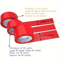 Red Packing Tape 4.8cm x 54.86m Roll