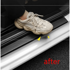 10x01cm 3M 3D Carbon Fiber Car Sticker DIY Protector Strip Waterproof Film