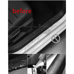 10x01cm 3M 3D Carbon Fiber Car Sticker DIY Protector Strip Waterproof Film