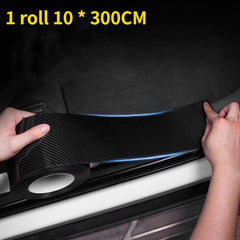 10x01cm 3M 3D Carbon Fiber Car Sticker DIY Protector Strip Waterproof Film
