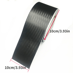 10x01cm 3M 3D Carbon Fiber Car Sticker DIY Protector Strip Waterproof Film