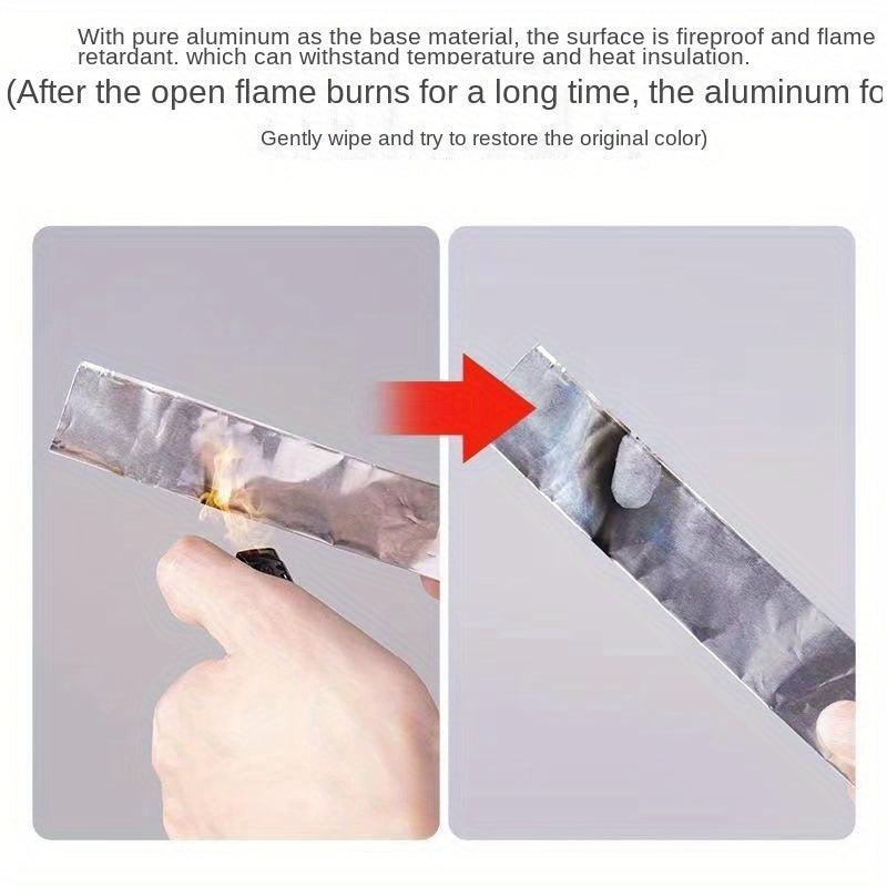 Kitchen Fine Seam Aluminum Foil Tape Waterproof High Temp Resistant Adhesive