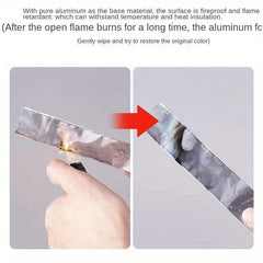 Kitchen Fine Seam Aluminum Foil Tape Waterproof High Temp Resistant Adhesive