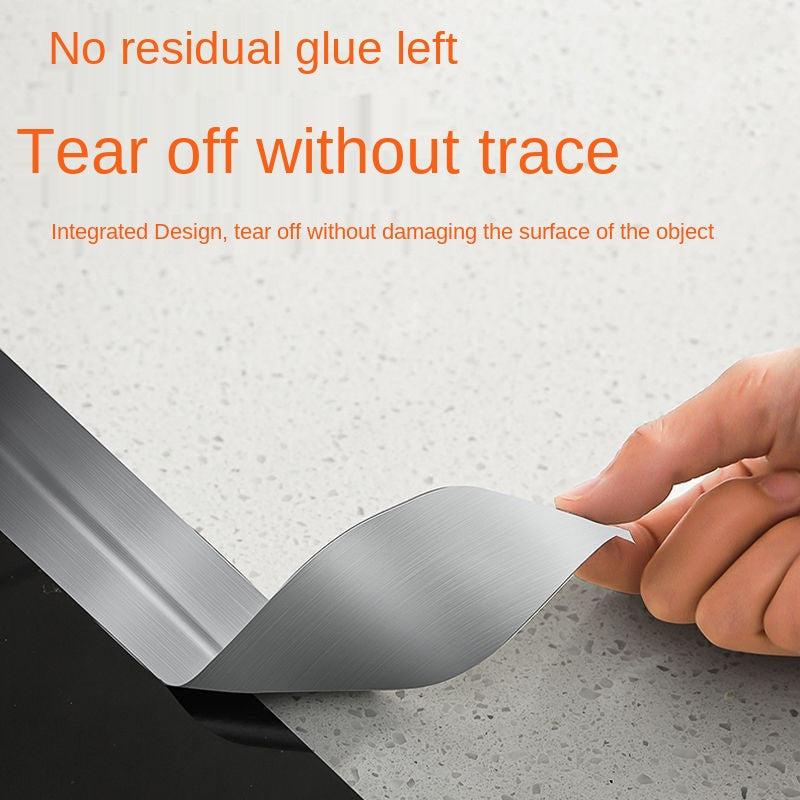Kitchen Fine Seam Aluminum Foil Tape Waterproof High Temp Resistant Adhesive