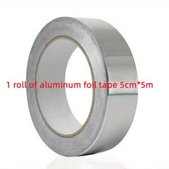 Kitchen Fine Seam Aluminum Foil Tape Waterproof High Temp Resistant Adhesive