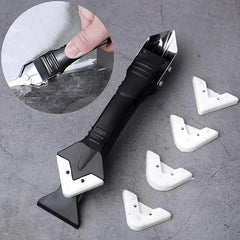 Metal Head Scraper Shovel Beauty Seam Tool Glass Glue Seam Cleaning Set