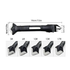 Metal Head Scraper Shovel Beauty Seam Tool Glass Glue Seam Cleaning Set
