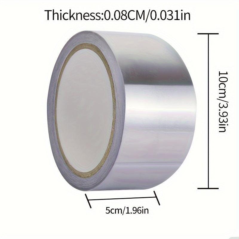 1roll Aluminum Foil Duct Tape Heavy Duty High Temperature Sealed Bonded Metal
