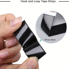 2pcs 24.99m Hook and Loop Adhesive Tape Strip Fastener
