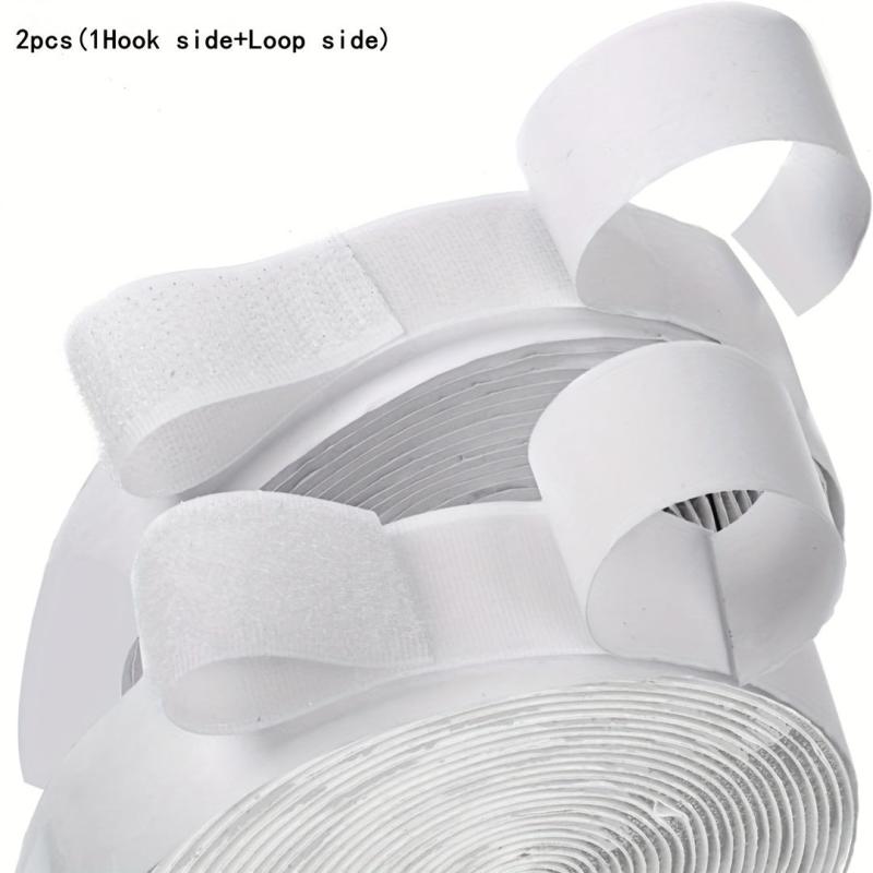 2pcs 24.99m Hook and Loop Adhesive Tape Strip Fastener