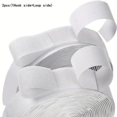2pcs 24.99m Hook and Loop Adhesive Tape Strip Fastener