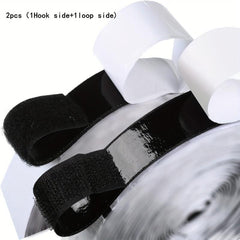 2pcs 24.99m Hook and Loop Adhesive Tape Strip Fastener