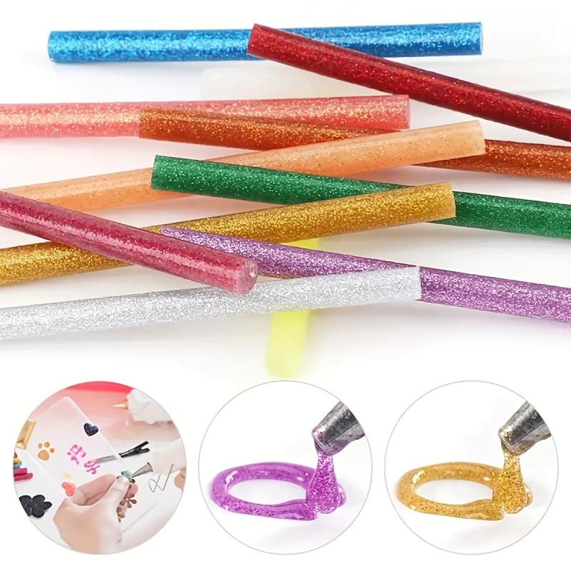 25pcs Colorful Hot Melt Glue Sticks High Viscosity DIY Instant Glue Sticks