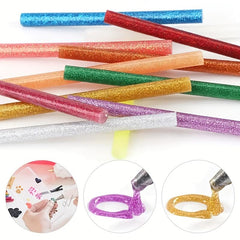 25pcs Colorful Hot Melt Glue Sticks High Viscosity DIY Instant Glue Sticks