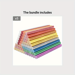 25pcs Colorful Hot Melt Glue Sticks High Viscosity DIY Instant Glue Sticks