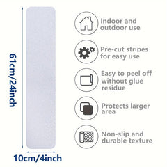 2pcs Frosted Anti-slip Strips - Waterproof Wear-resistant