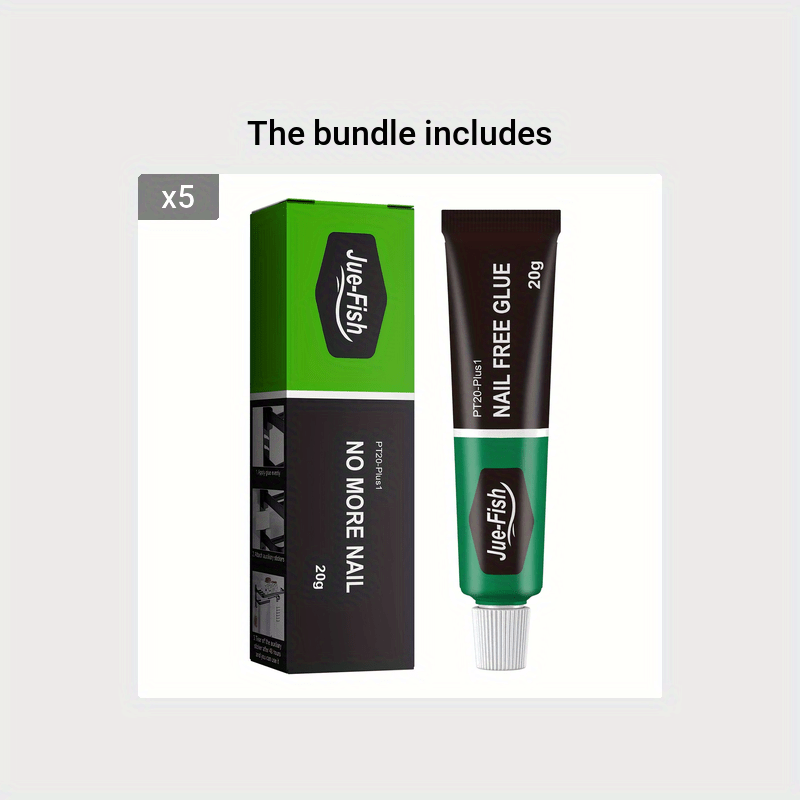 Quick Drying Nail Adhesive Strong Glue for Metal Plastic Glass